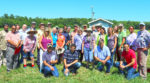 Northeast SARE staff and members of Administrative Council visit site of on-farm research