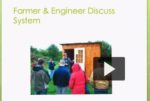 Screenshot of Farmer and Engineer Discus System slide with a video embedded